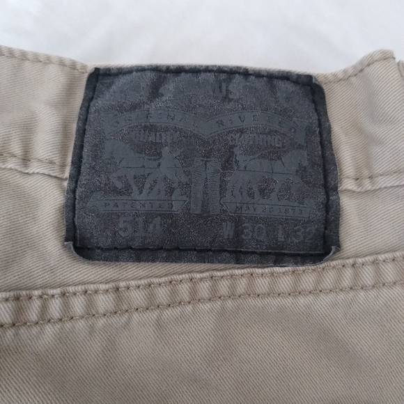 Levi's Men's 514 Jeans, Beige, 30 x 32 - Picture 9 of 10